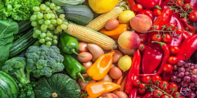 انفوجرافيك  ألوان الفواكه والخضروات تشير إلى فوائدها