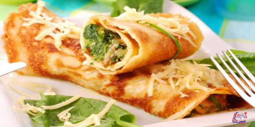 طريقة عمل كريب السبانخ الصحي في المنزل