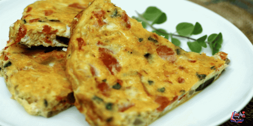 طريقة عمل البيض مع البروكلي و الفلفل