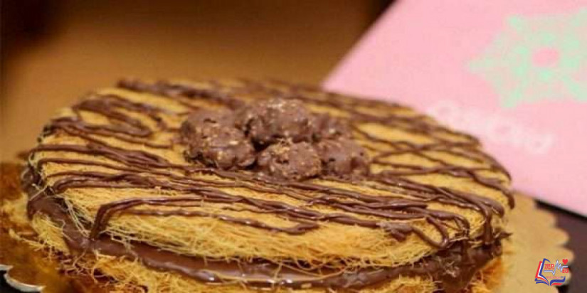 طريقة عمل الكنافة بالنوتيلا