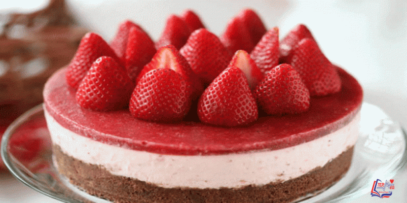 طريقة عمل كيك الفراولة في المنزل