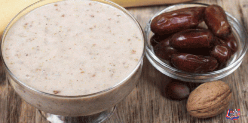 طريقة تحضير مشروب التمر بالحليب في المنزل