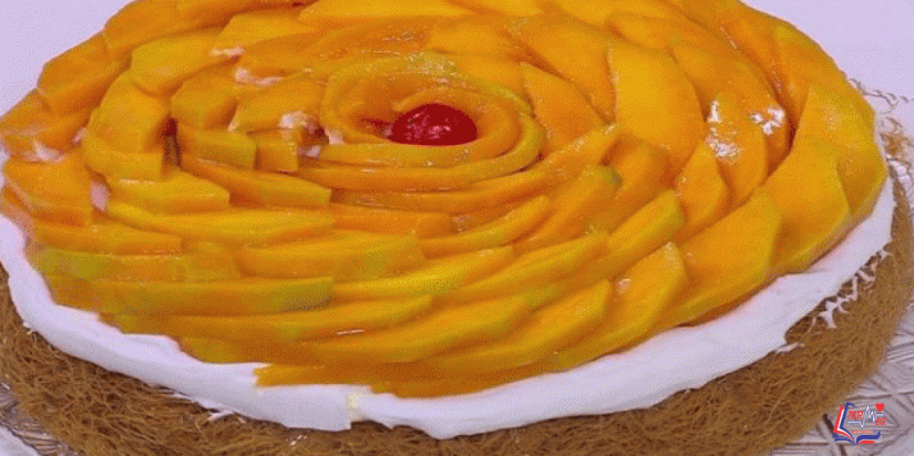 طريقة تحضير الكنافة بالمانجو الصحية