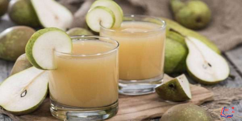 عصير الكمثرى بالعسل و الحليب