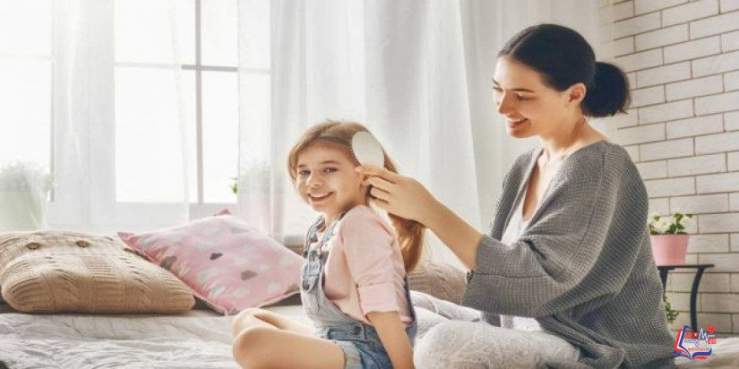 العناية بصحة الشعر أفضل وسيلة لـ تنعيم شعر الاطفال