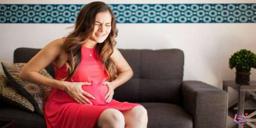 ألم للحامل أسفل البطن