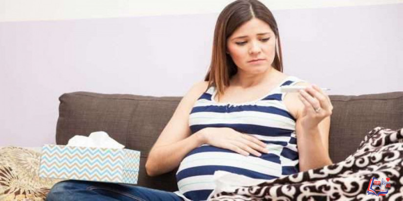 ارتفاع درجة حرارة جسم الحامل