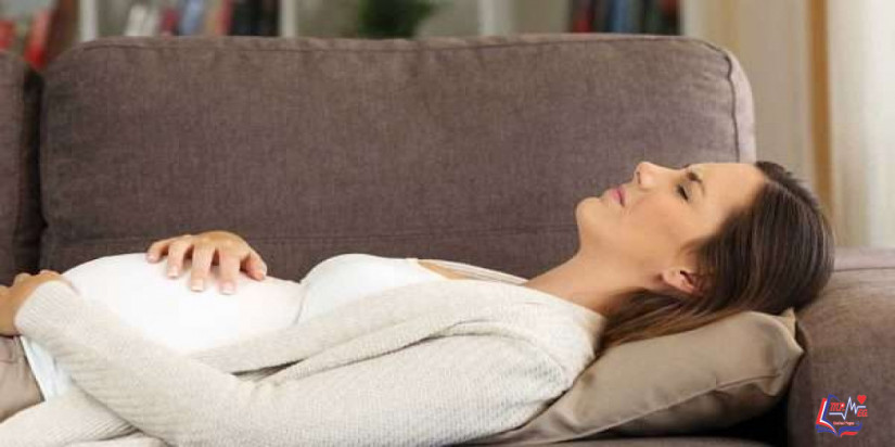 الضغط على بطن الحامل